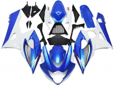 Glänzend Blau & Weiß 05-06 Suzuki GSXR 1000 Verkleidung