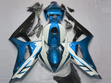 Glänzend Weiß & Blau 06-07 Honda CBR1000RR Verkleidung