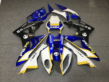 Glänzend Weiß & Blau 12-16 Honda CBR1000RR Verkleidung