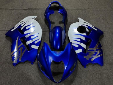 Glänzend Blau & Weiß 97-07 Suzuki GSXR 1300 Verkleidung
