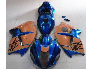 Glänzend Blau & Braun 97-07 Suzuki GSXR 1300 Verkleidung
