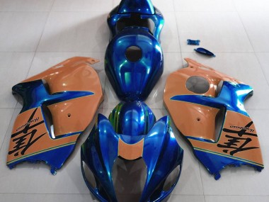 Glänzend Blau & Braun 97-07 Suzuki GSXR 1300 Verkleidung