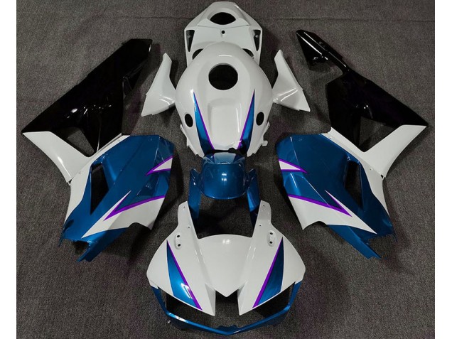 Glänzend Blau Weiß & Lila 13-23 Honda CBR600RR Verkleidung Glänzend Blau Weiß & Lila 13-23 Honda CBR600RR Verkleidung