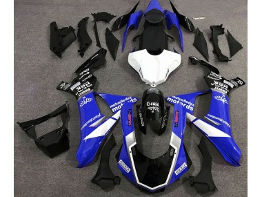 Glänzend Blau Logo-Stil 15-19 Yamaha R1 Verkleidung