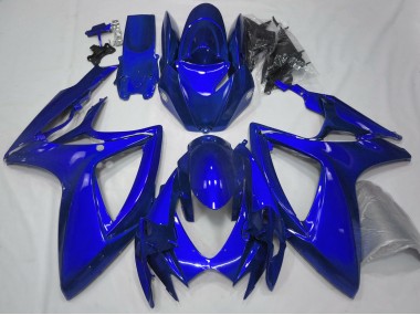 Glänzend Blau Plain 06-07 Suzuki GSXR 600-750 Verkleidung
