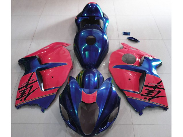 Glänzend Blau & Rot 97-07 Suzuki GSXR 1300 Verkleidung Glänzend Blau & Rot 97-07 Suzuki GSXR 1300 Verkleidung