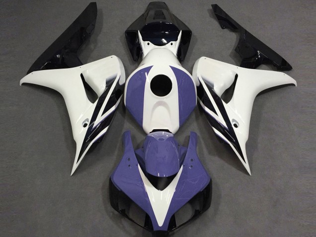 Glänzend Weiß Blau & Schwarz 06-07 Honda CBR1000RR Verkleidung Glänzend Weiß Blau & Schwarz 06-07 Honda CBR1000RR Verkleidung