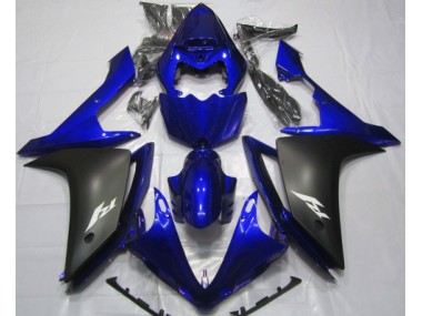 Glänzend Blau & Schwarz 07-08 Yamaha R1 Verkleidung