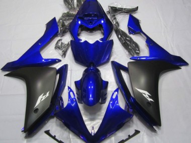 Glänzend Blau & Schwarz 07-08 Yamaha R1 Verkleidung