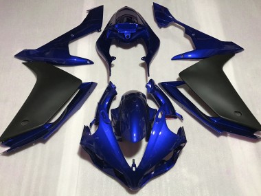 Glänzend Blau & Schwarz 07-08 Yamaha R1 Verkleidung