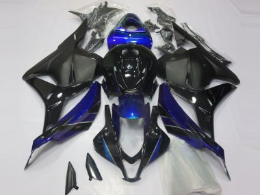Glänzend Blau & Schwarz 09-12 Honda CBR600RR Verkleidung