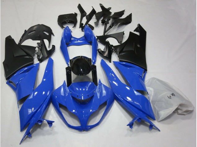 Glänzend Blau & Schwarz 09-12 Kawasaki ZX6R Verkleidung Glänzend Blau & Schwarz 09-12 Kawasaki ZX6R Verkleidung