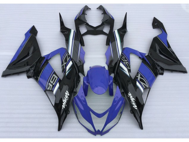 Glänzend Blau & Schwarz 13-18 Kawasaki ZX6R Verkleidung Glänzend Blau & Schwarz 13-18 Kawasaki ZX6R Verkleidung