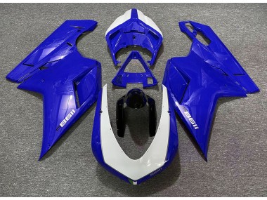 Glänzend Blau Sp 07-14 Ducati 848 1098 1198 Verkleidung