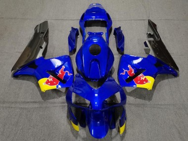 Glänzend Blaurot Bull 03-04 Honda CBR600RR Verkleidung