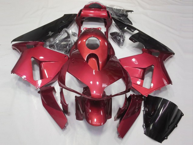 Glänzend Candy Red 03-04 Honda CBR600RR Verkleidung Glänzend Candy Red 03-04 Honda CBR600RR Verkleidung