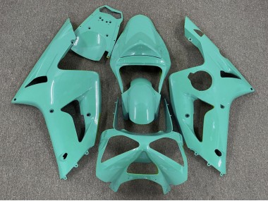 Glänzend Cyan Plain 03-04 Kawasaki ZX6R Verkleidung