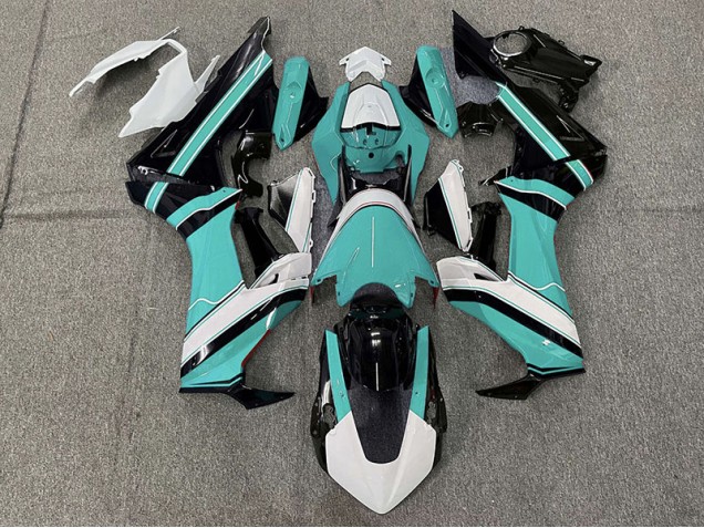 Glänzend Cyan Weiß & Schwarz 17-23 Honda CBR1000RR Verkleidung Glänzend Cyan Weiß & Schwarz 17-23 Honda CBR1000RR Verkleidung