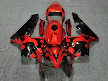 Glänzend Dunkelorange 03-04 Honda CBR600RR Verkleidung