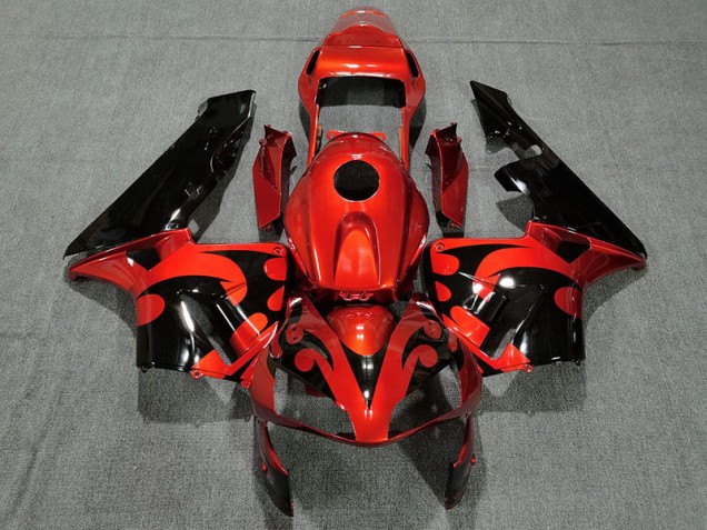 Glänzend Dunkelorange 03-04 Honda CBR600RR Verkleidung Glänzend Dunkelorange 03-04 Honda CBR600RR Verkleidung