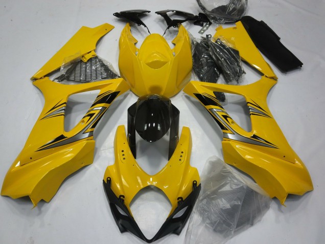 Glänzend Gelb 07-08 Suzuki GSXR 1000 Verkleidung Glänzend Gelb 07-08 Suzuki GSXR 1000 Verkleidung