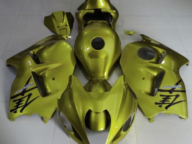 Glänzend Gelb 97-07 Suzuki GSXR 1300 Verkleidung