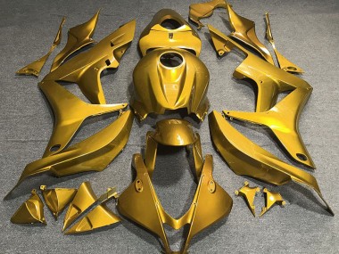 Glänzend Gold Plain 07-08 Honda CBR600RR Verkleidung