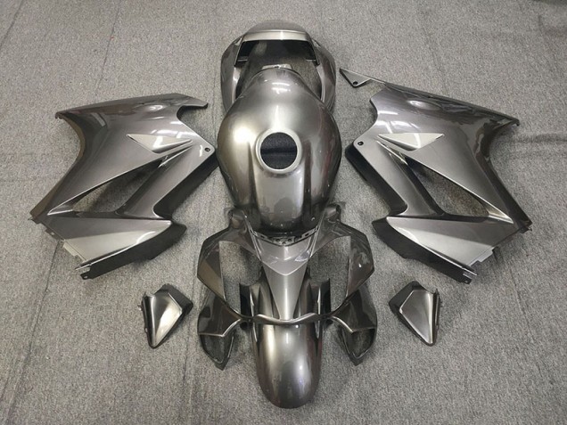 Glänzend Grau 02-12 Honda VFR800 Verkleidung Glänzend Grau 02-12 Honda VFR800 Verkleidung