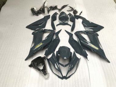 Glänzend Grau 13-18 Kawasaki ZX6R Verkleidung