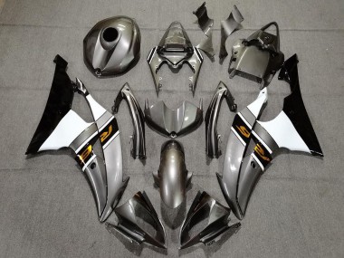 Glänzend Grau & Bronze 08-16 Yamaha R6 Verkleidung