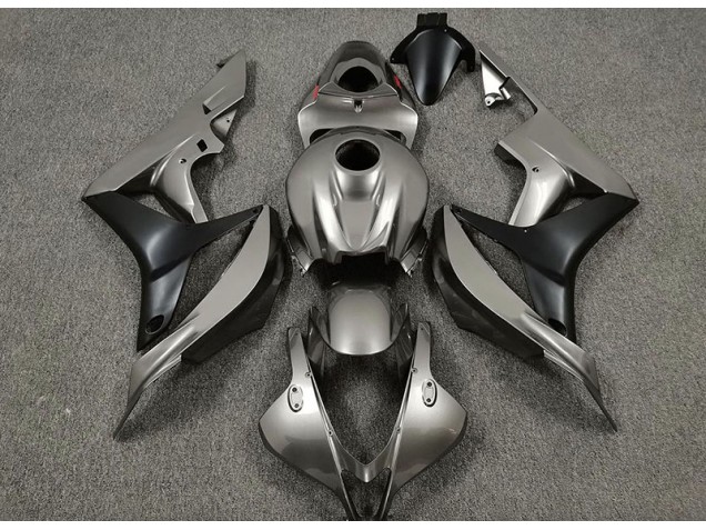 Glänzend Grau & Schwarz 07-08 Honda CBR600RR Verkleidung Glänzend Grau & Schwarz 07-08 Honda CBR600RR Verkleidung