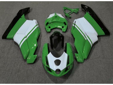 Glänzend Grün & Weiß 03-04 Ducati 749 999 Verkleidung