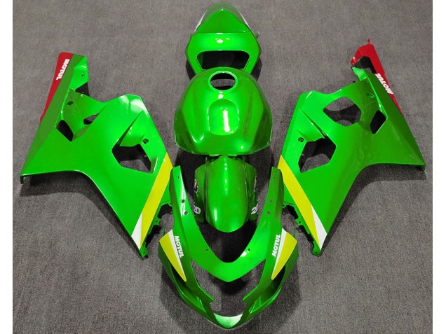 Glänzend Grün 04-05 Suzuki GSXR 600-750 Verkleidung Glänzend Grün 04-05 Suzuki GSXR 600-750 Verkleidung