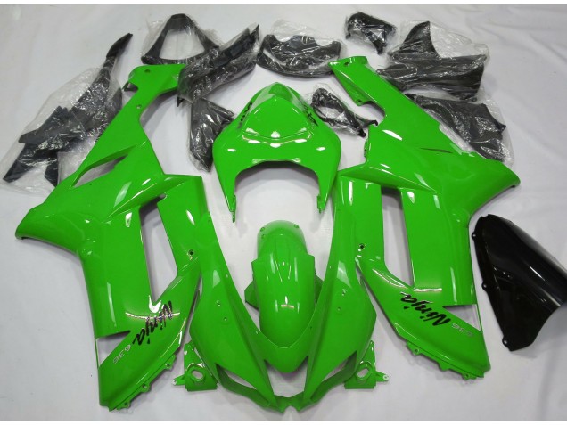 Glänzend Grün 07-08 Kawasaki ZX6R Verkleidung Glänzend Grün 07-08 Kawasaki ZX6R Verkleidung