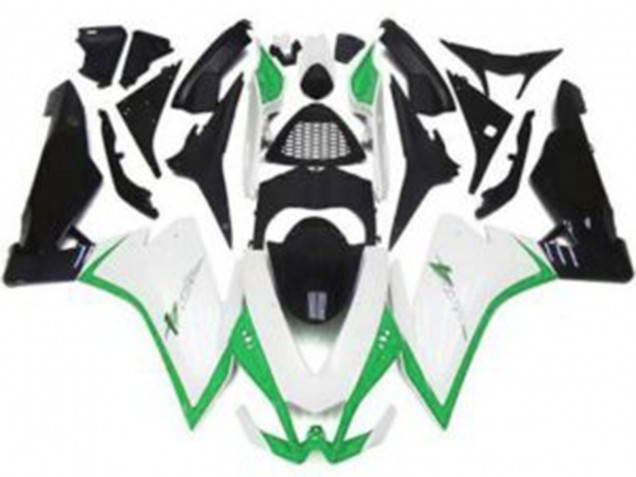 Glänzend Weiß & Grün 10-15 Aprilia RSV4 1000 Verkleidung Glänzend Weiß & Grün 10-15 Aprilia RSV4 1000 Verkleidung