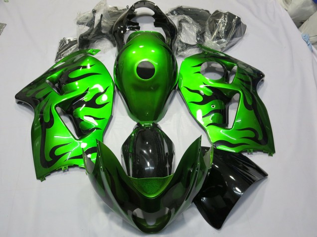 Glänzend Grün 97-07 Suzuki GSXR 1300 Verkleidung Glänzend Grün 97-07 Suzuki GSXR 1300 Verkleidung