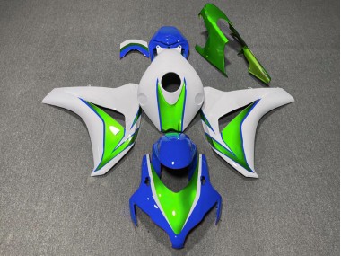 Glänzend Grün & Blau 08-11 Honda CBR1000RR Verkleidung