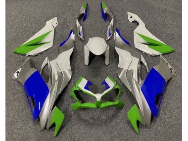 Glänzend Grün Blau & Silber 19-23 Kawasaki ZX6R Verkleidung