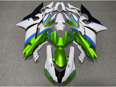Glänzend Grün & Hellblau 17-21 Yamaha R6 Verkleidung