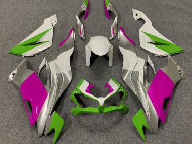 Glänzend Grün Pink & Silber 19-23 Kawasaki ZX6R Verkleidung