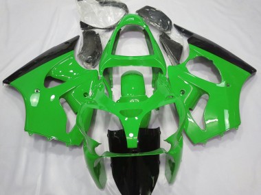 Glänzend Grün & Schwarz 00-02 Kawasaki ZX6R Verkleidung