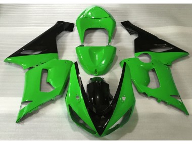 Glänzend Grün & Schwarz 05-06 Kawasaki ZX6R Verkleidung