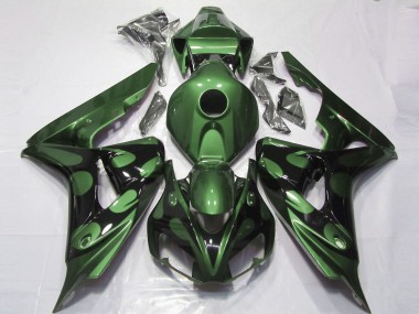 Glänzend Grün & Schwarz 06-07 Honda CBR1000RR Verkleidung