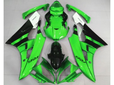 Glänzend Grün & Schwarz 06-07 Yamaha R6 Verkleidung