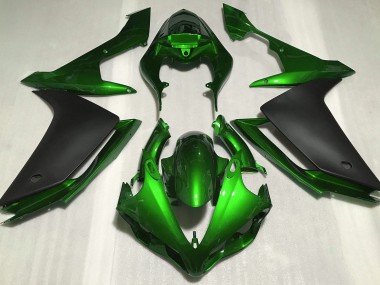 Glänzend Grün & Schwarz 07-08 Yamaha R1 Verkleidung