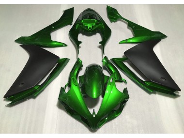 Glänzend Grün & Schwarz 07-08 Yamaha R1 Verkleidung