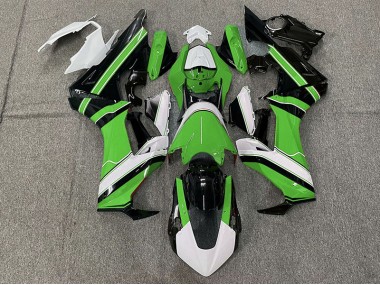 Glänzend Grün Weiß & Schwarz 17-23 Honda CBR1000RR Verkleidung