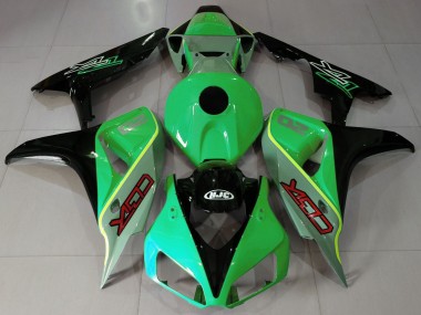 Glänzend Grün & Schwarz Cbr-Stil 06-07 Honda CBR1000RR Verkleidung