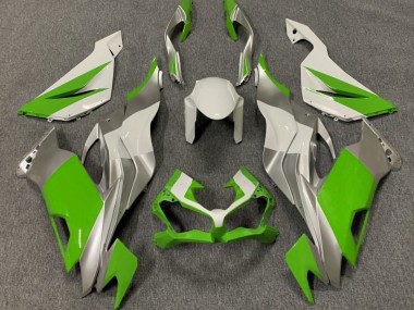 Glänzend Grün Weiß & Silber 19-23 Kawasaki ZX6R Verkleidung