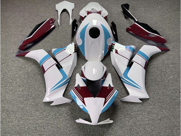 Glänzend Hellblau & Kastanienbraun 12-16 Honda CBR1000RR Verkleidung Glänzend Hellblau & Kastanienbraun 12-16 Honda CBR1000RR Verkleidung